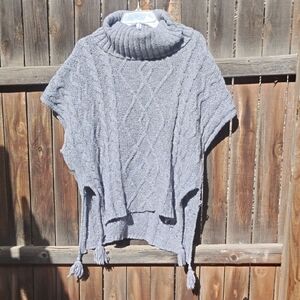 Sonoma Heather Gray Cowl Neck Sweater